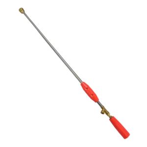 Lanza Recta Doble Mango Punta Y Acople En Cobre De 90Cm