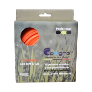 NYLON 2.65 CUADRADO X 62 MTS NARANJA