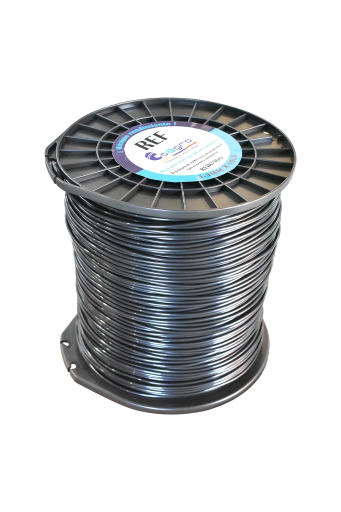 LINEA DE NYLON 3.3 X 10LB REDONDO NEGRO (457MTS)