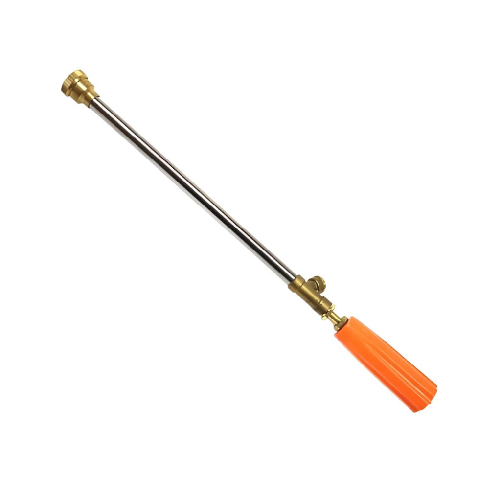 Lanza Recta Mango Sencillo Punta Y Acople En Cobre De 40Cm